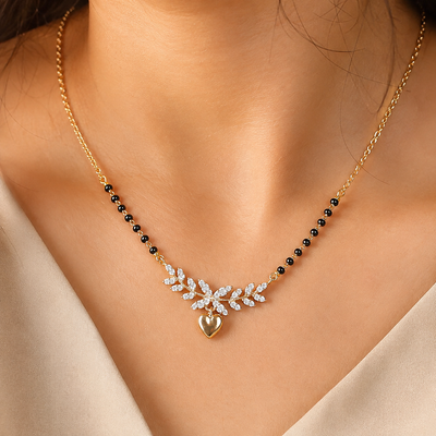Heart Bloom Mangalsutra