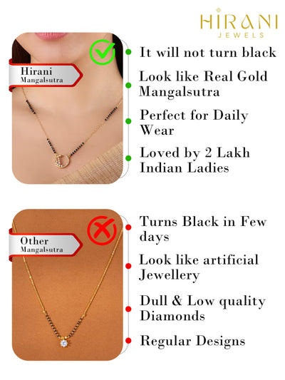 Leaf Star Design Mangalsutra